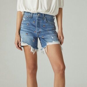 Lucky Legend 90s midi high rise short